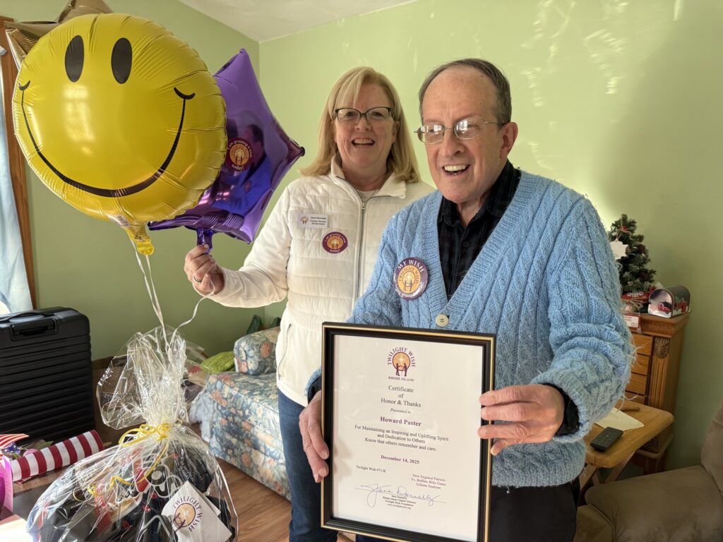 Lifelong Patriots fan and Veteran will have his wish to see a game granted!