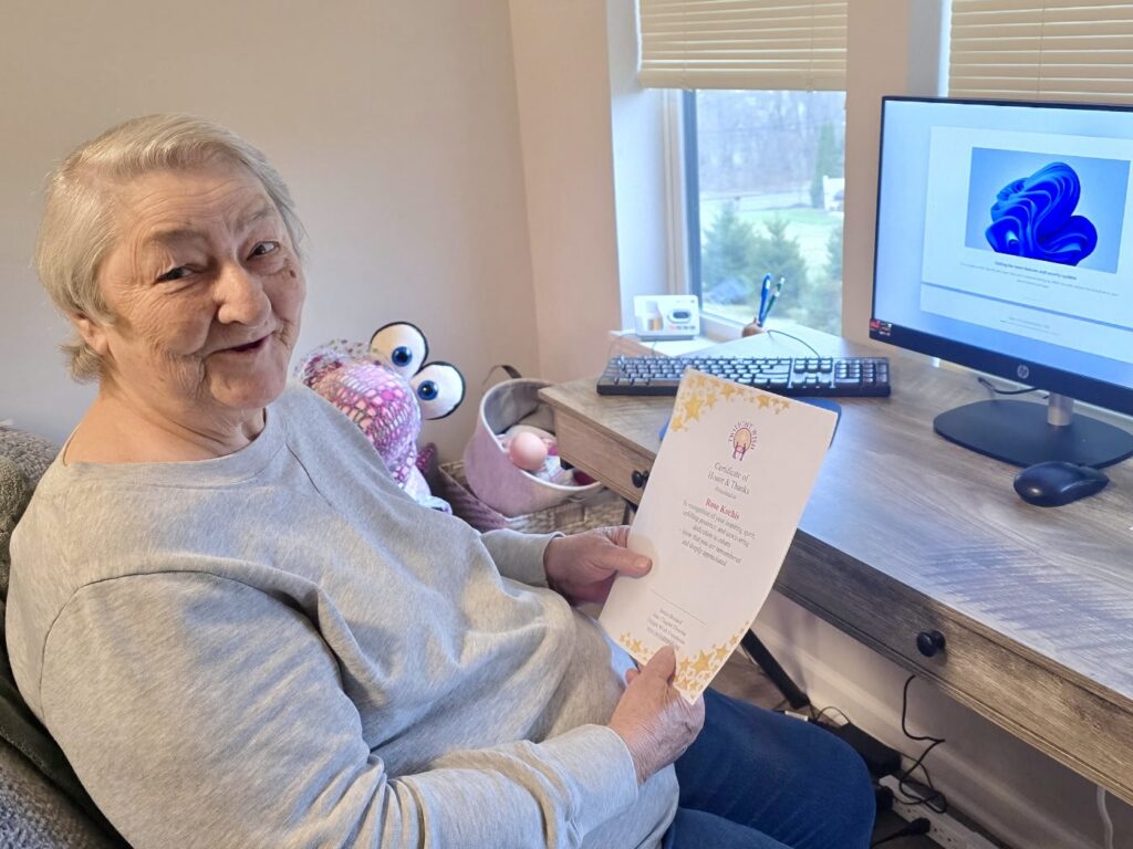 Staying connected with family