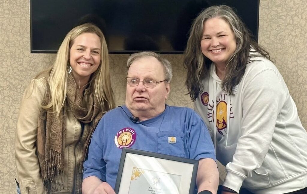 Vietnam veteran receives assistive device